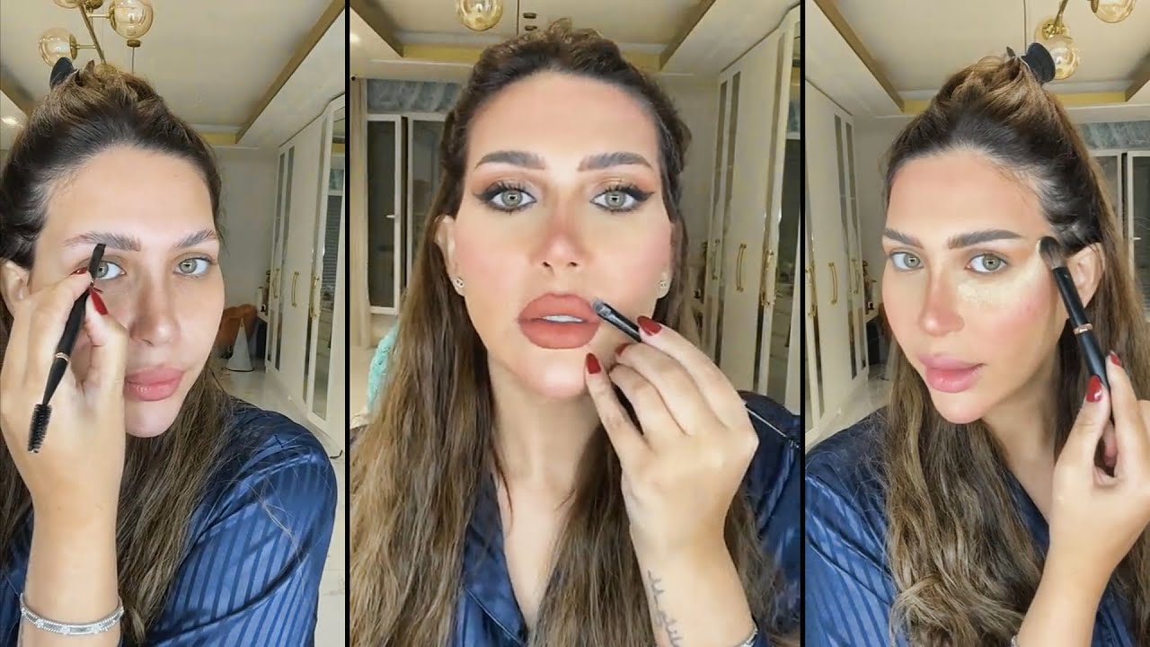 دكتوره خلود تسوي ميك اب تتوريال ناعم خطوه بخطوه بالفرش العجيبة❤️