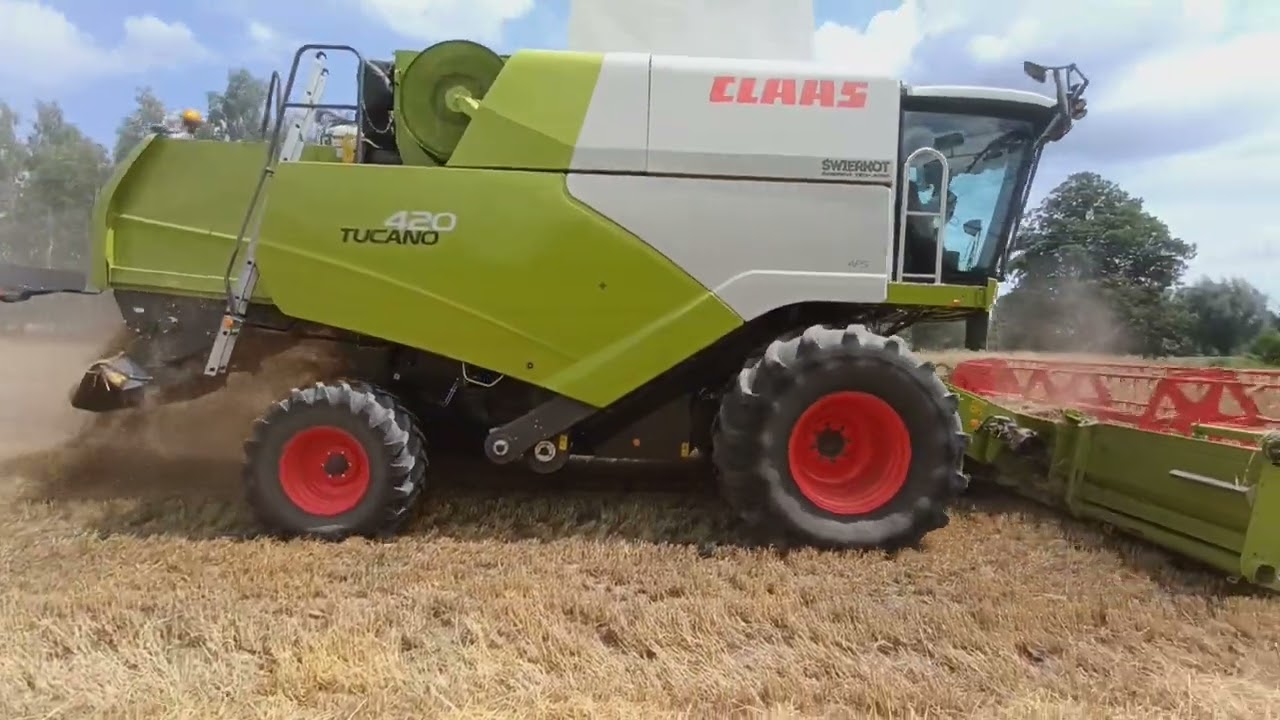 Jęczmień 2024 Claas Tucano 420