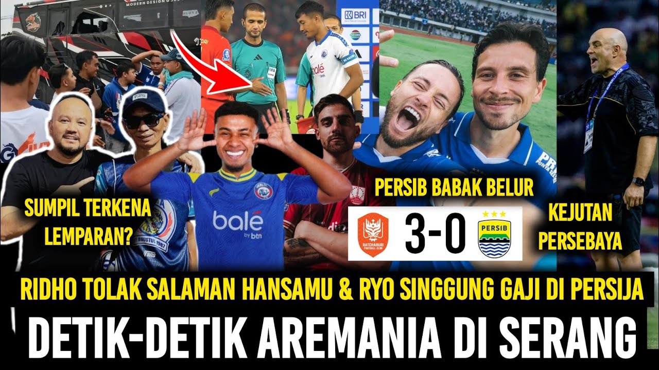 KEJAM! SI HIJAU SERANG BUS AREMANIA☠️ Ryo Senggol Gaji Persija😱 Kejutan Persebaya🐊 Persib