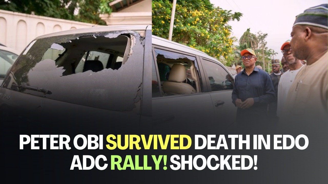 BREAKING: Peter Obi Nearly KILLED in Edo ADC Rally! THE FULL STORY!