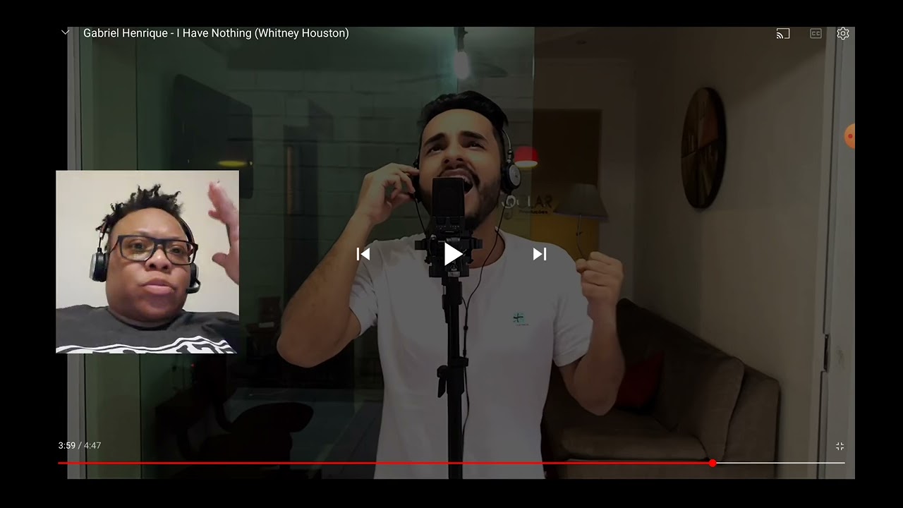 Reaction to Gabriel Henrique 