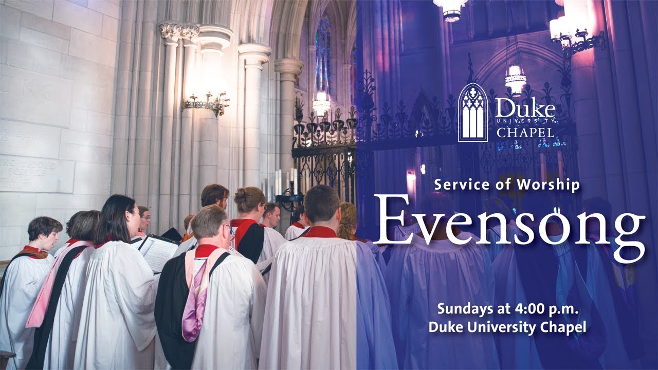 Choral Evensong Worship Service - 1/27/19