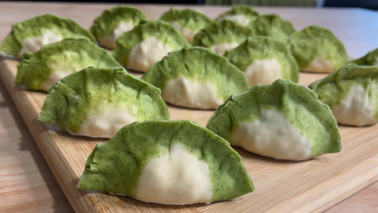 Cách Pha Bột Làm Há Cảo Chay Rau Củ Từ Bột Mì Dai Ngon | Vegetable Dumplings From Scratch