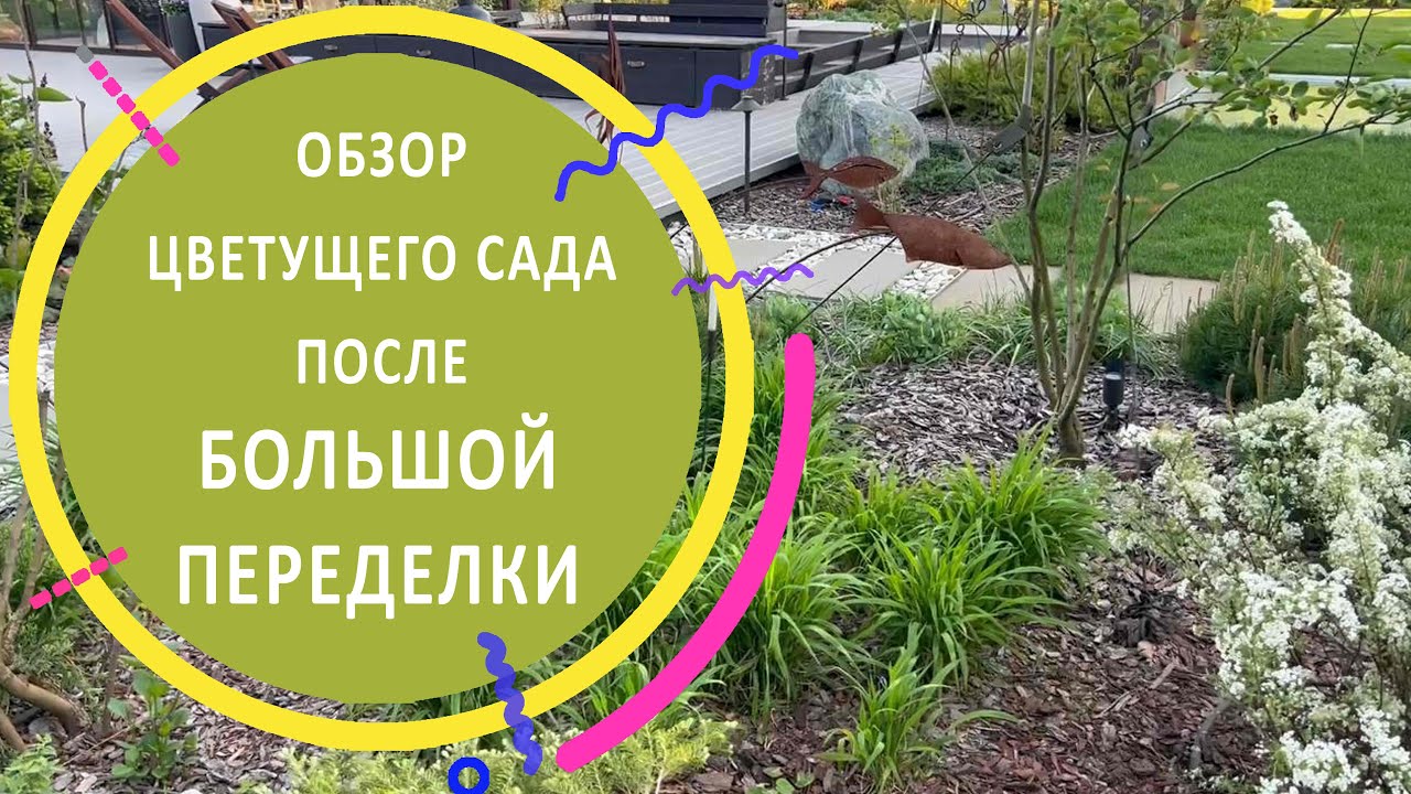 Обзор цветущего сада после БОЛЬШОЙ ПЕРЕДЕЛКИ