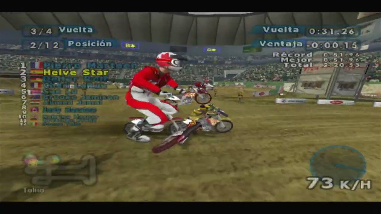 MX World Tour PS2 - Modo Carrera - Parte 15 - PS3 Super Slim