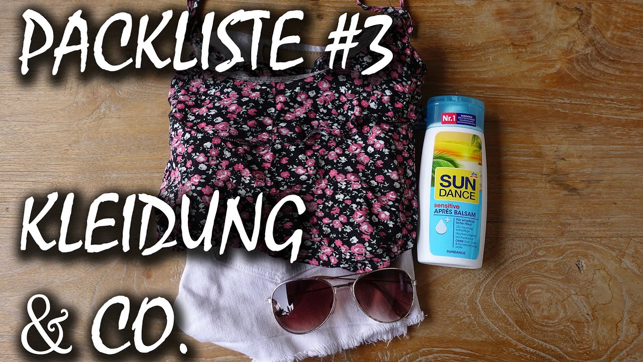 Backpacking Packliste 3: Kleidung, Hygiene, Medikamente auf Weltreise