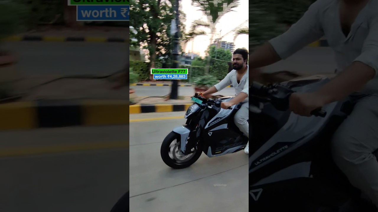 Fastest Ev 🔥, The all New Ultraviolette F77 worth ₹ 4,28,883