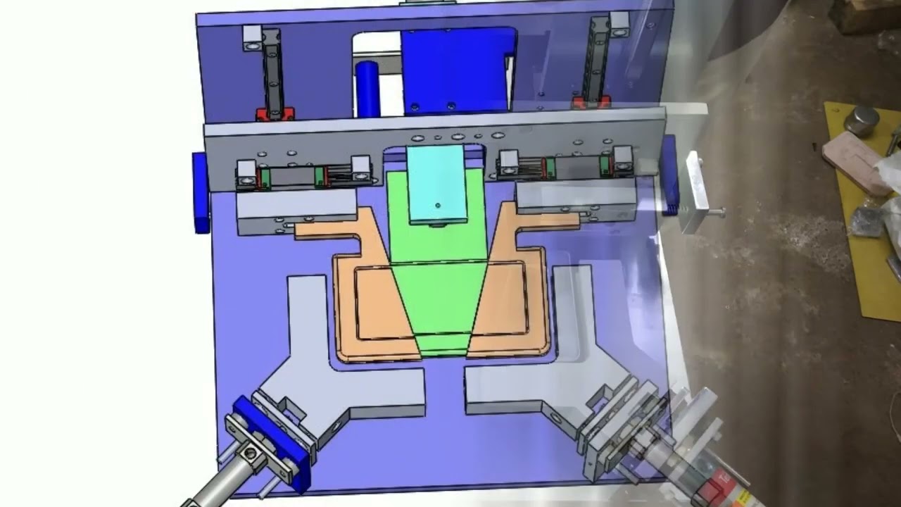 Fixture 3d model vs manufactured.