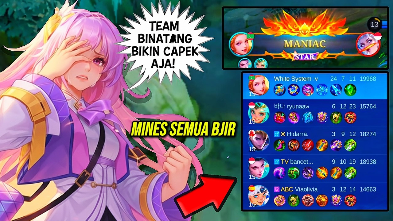 Resiko main mage di solo ranked!! mau menang aja setengah mati usahanya woi