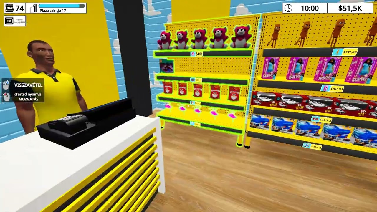 Mall Simulator Part 20 (PC)  - Full Game Walkthrough - No Commentary! HUN/MAGYAR