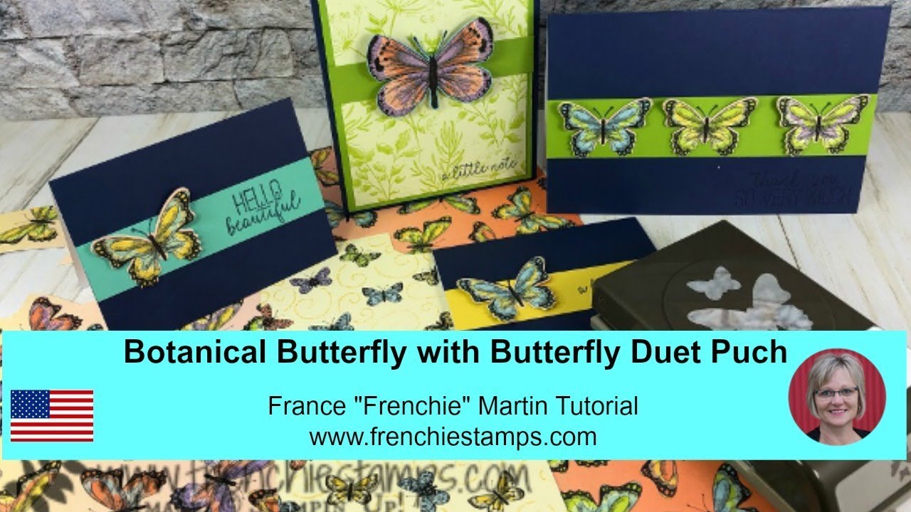 Butterfly Duet and Botanical Butterfly paper