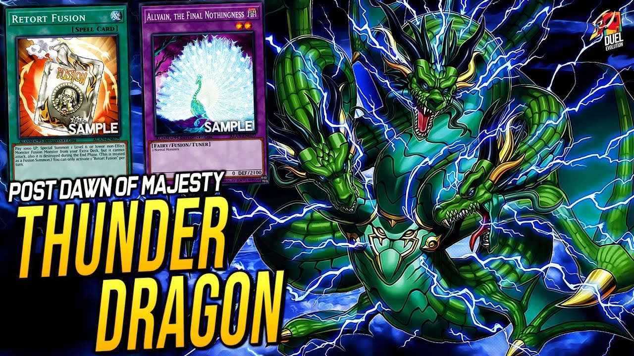 Deck Thunder Dragon Post Dawn of Majesty [April 2021]