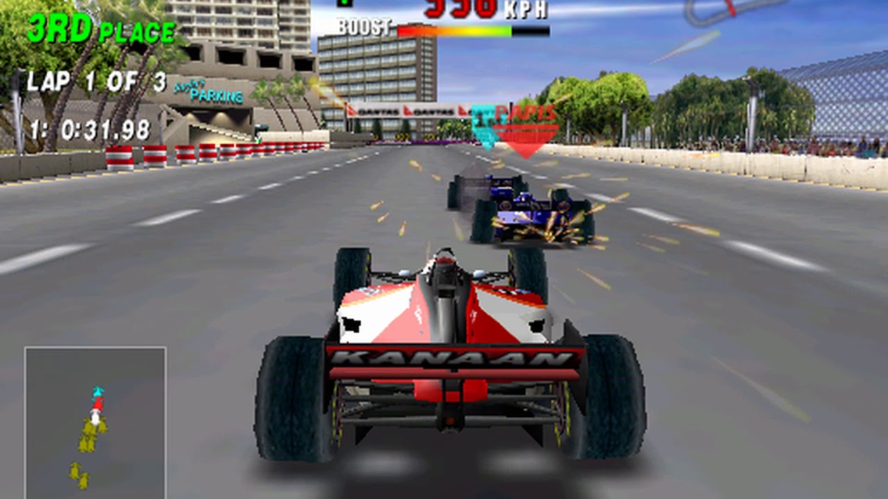 Cart Fury - Arcade (Midway Vegas Hardware) - Tony Kanaan - Surfers Paradise - Full Race