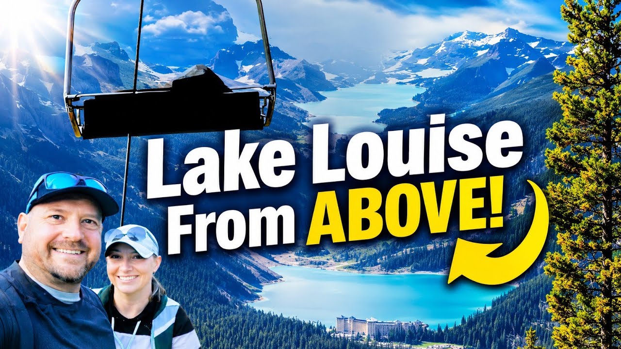 The Most Breathtaking Gondola Ride in the World - Lake Louise Alberta Canada