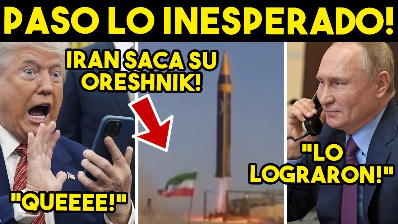 DE ULTIMA HORA! IRAN SACA SU ORESHNIK. R3T4 A EU, TRUMP SIN PALABRAS. HOY