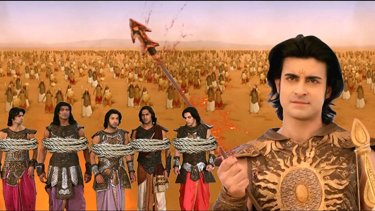 धर्मराज, भीम, अर्जुन, नकुल, सहदेव… सब बंध गए कर्ण के अग्निबाण से! || Suryaputra Karn ||