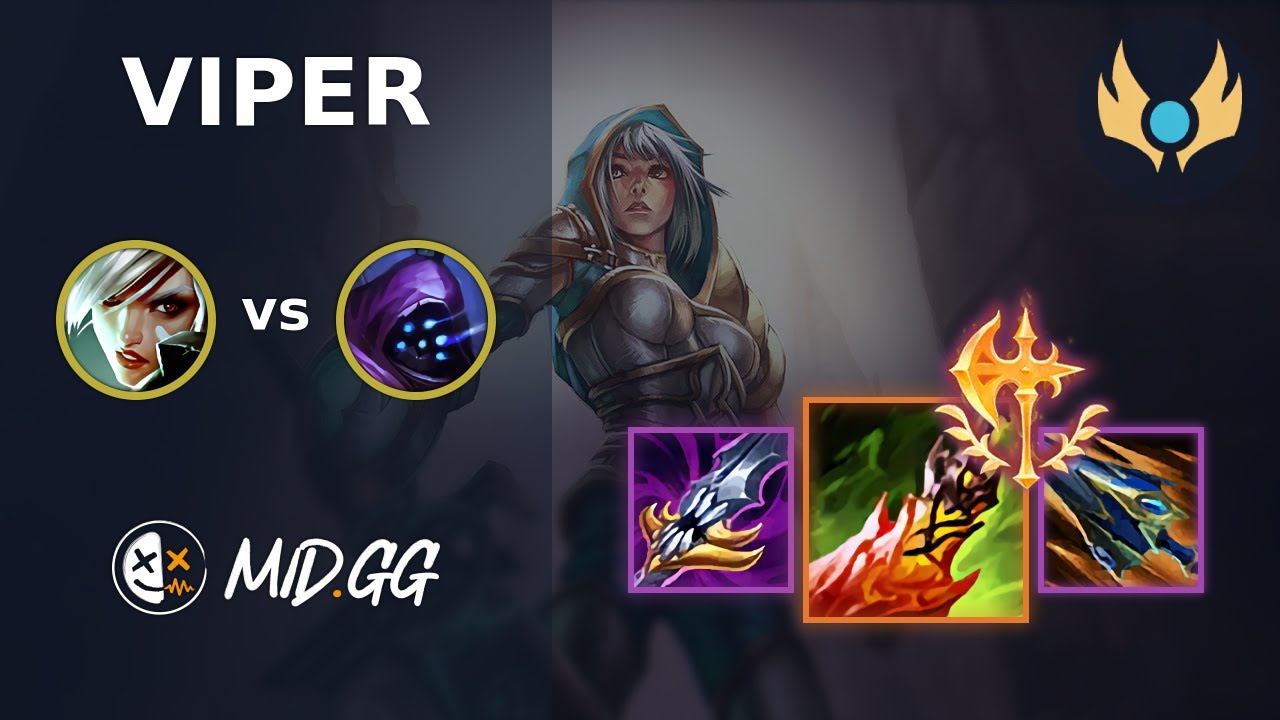 MID.GG: [Viper] Ривен на верхней линии против Джакса | NA CHALLENGER | LOL Сезон 2025