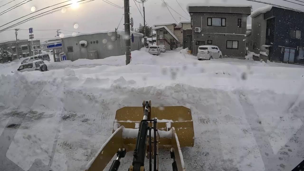 2026/1/25 早朝除排雪Part2 作業中は無言