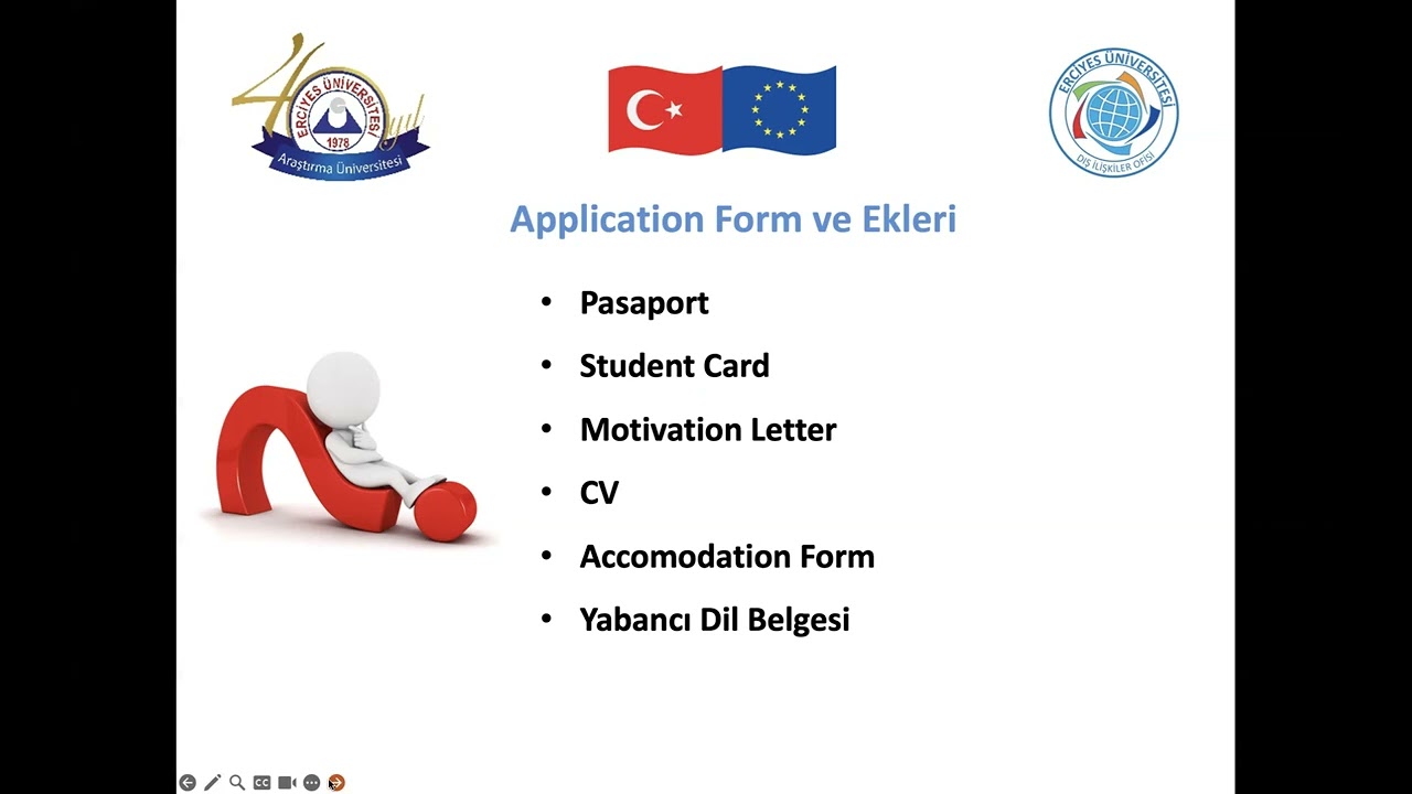 2024-2025 Öğrenci Öğrenim Hareketliliği Başvuru Belgeleri Bilgilendirme Toplantısı