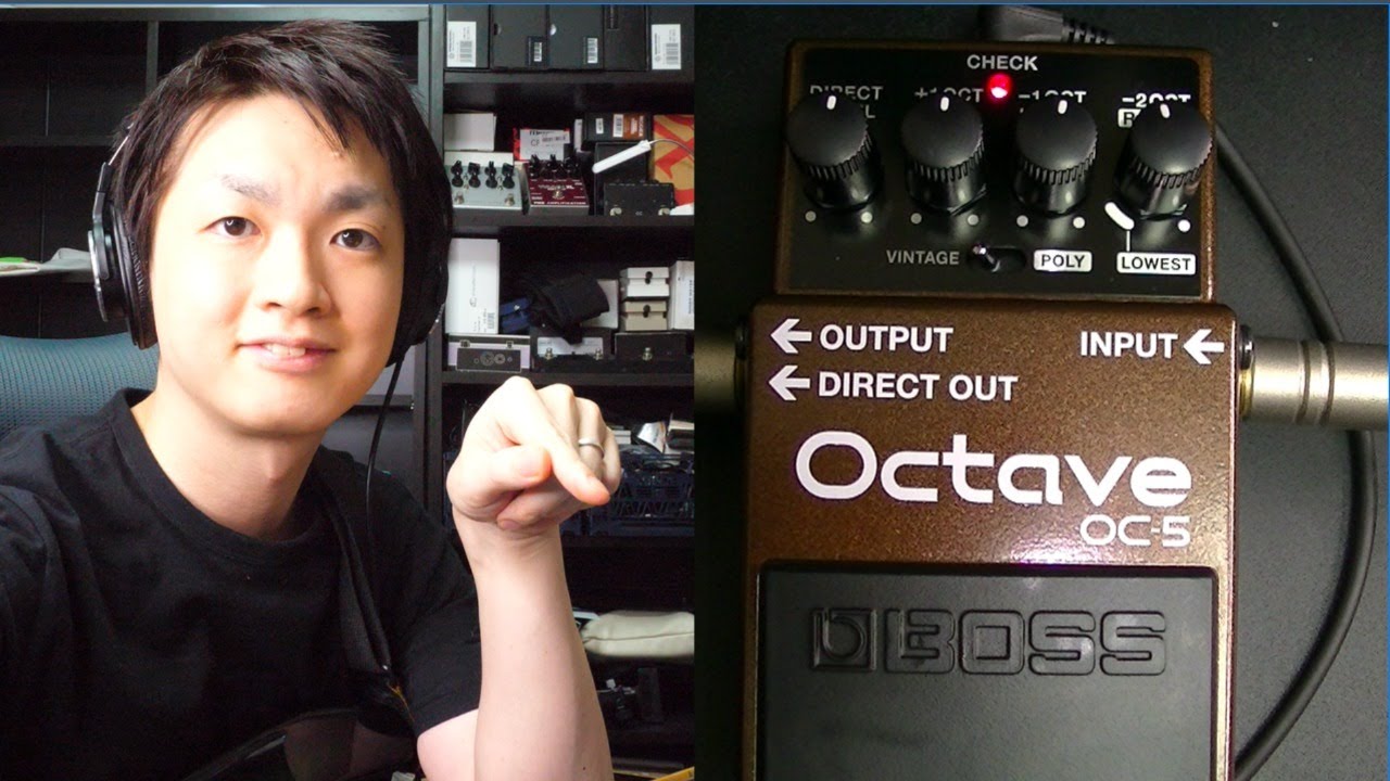 【BOSS】OC-5 Octaveの開封レビュー生配信
