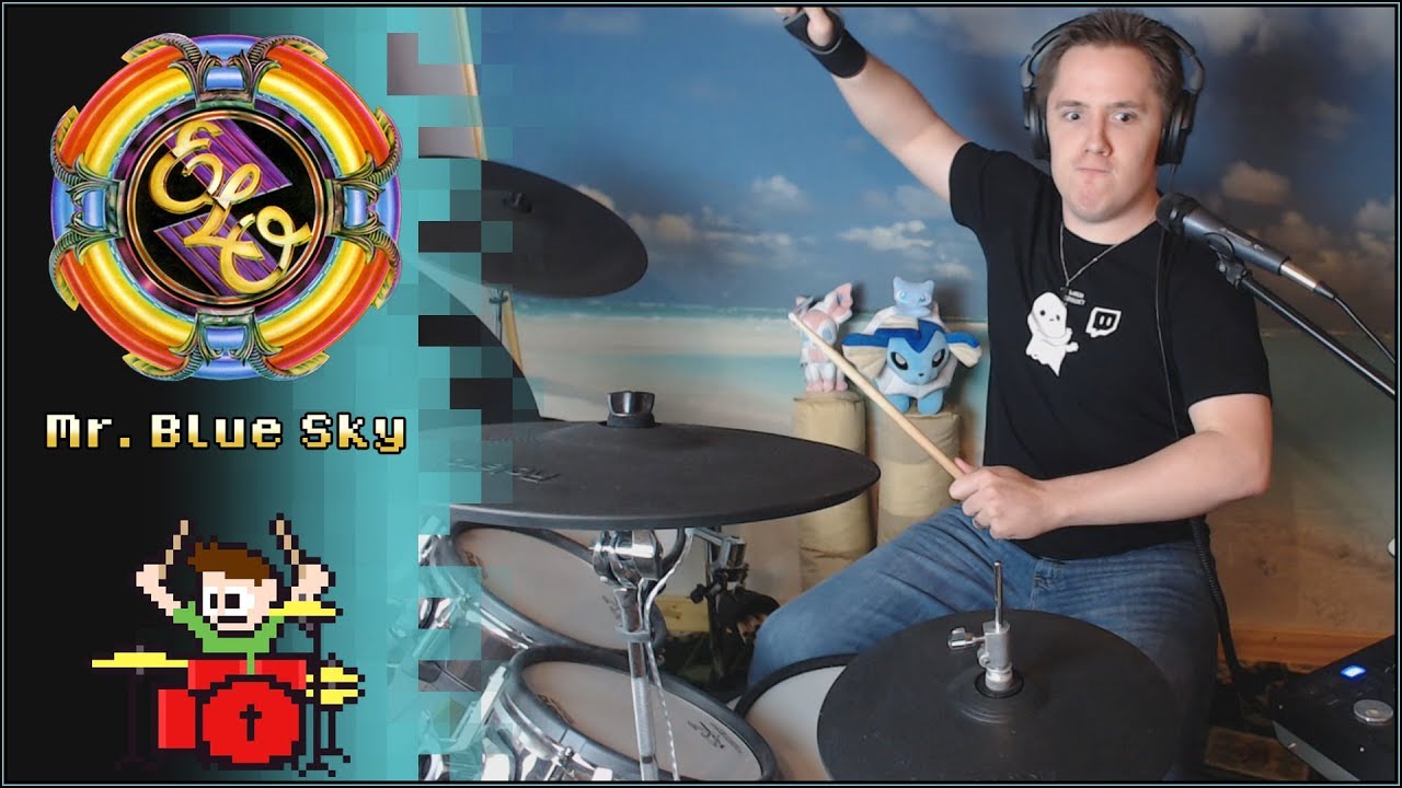 Electric Light Orchestra - Mr. Blue Sky On Drums! -- The8BitDrummer