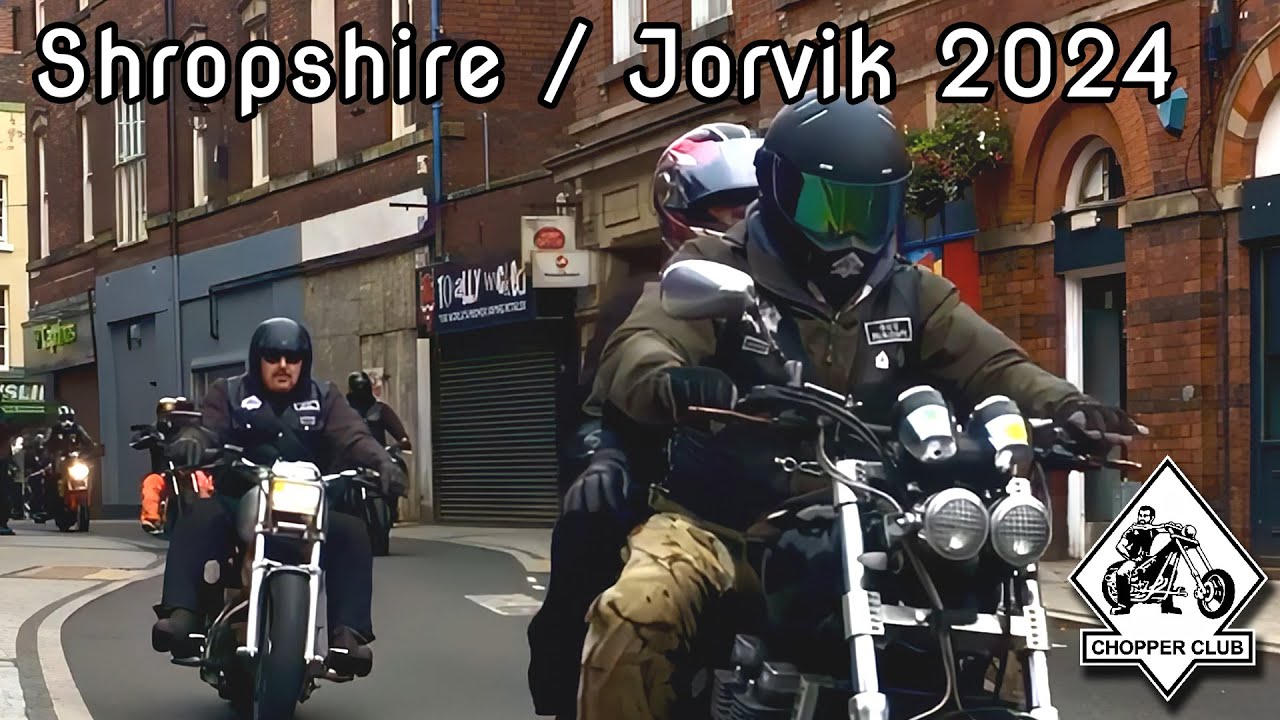 National Chopper Club - Shropshire / Jorvik 2024 - leaving Wellington