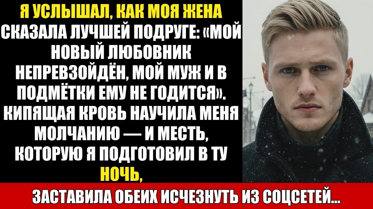 Я УСЛЫШАЛ, КАК МОЯ ЖЕНА СКАЗАЛА ЛУЧШЕЙ ПОДРУГЕ: «МОЙ НОВЫЙ ЛЮБОВНИК НЕПРЕВЗОЙДЁН, МОЙ МУЖ И В...