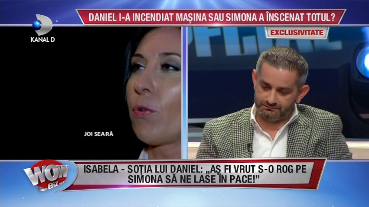 WOWBIZ (27.03.2017) - Reactia sotiei lui Daniel Onoriu cand a auzit ca isi iubeste fosta iubita