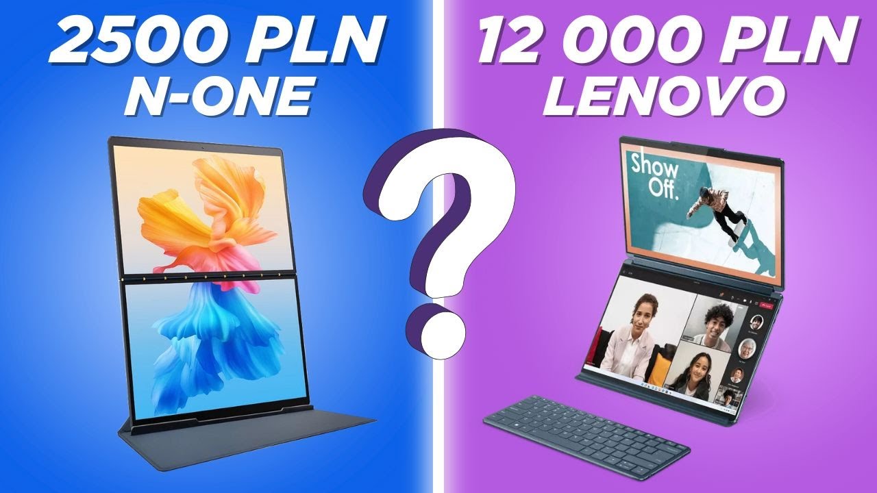 Laptop z DWOMA EKRANAMI za 2500 PLN!