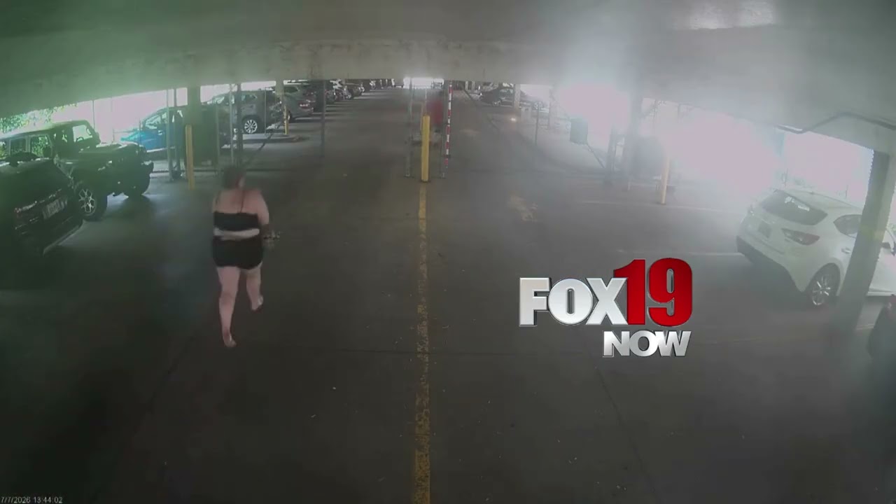 Crash suspects run through FOX19 NOW parking garage