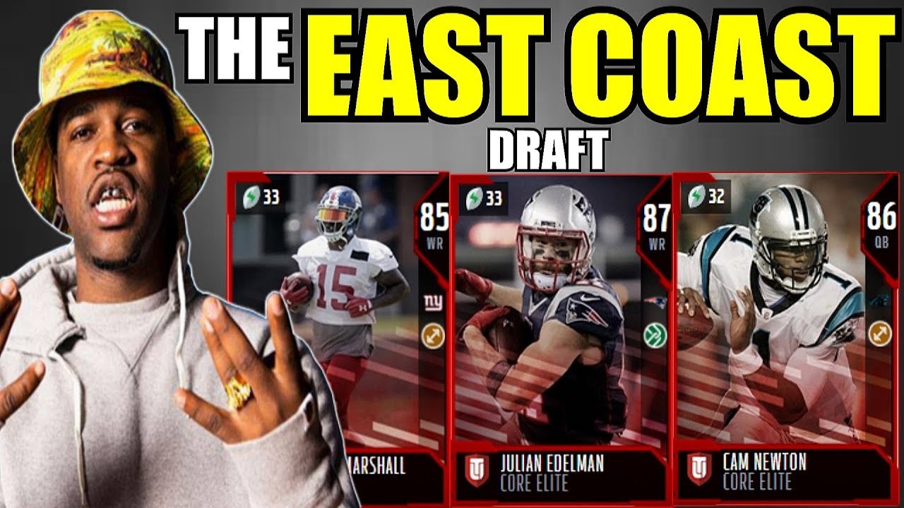 THE EAST COAST DRAFT! PLAYER FROM THE TEAM CLOSEST TO THE EAST COAST IN EVERY ROUND! MADDEN 18 DC