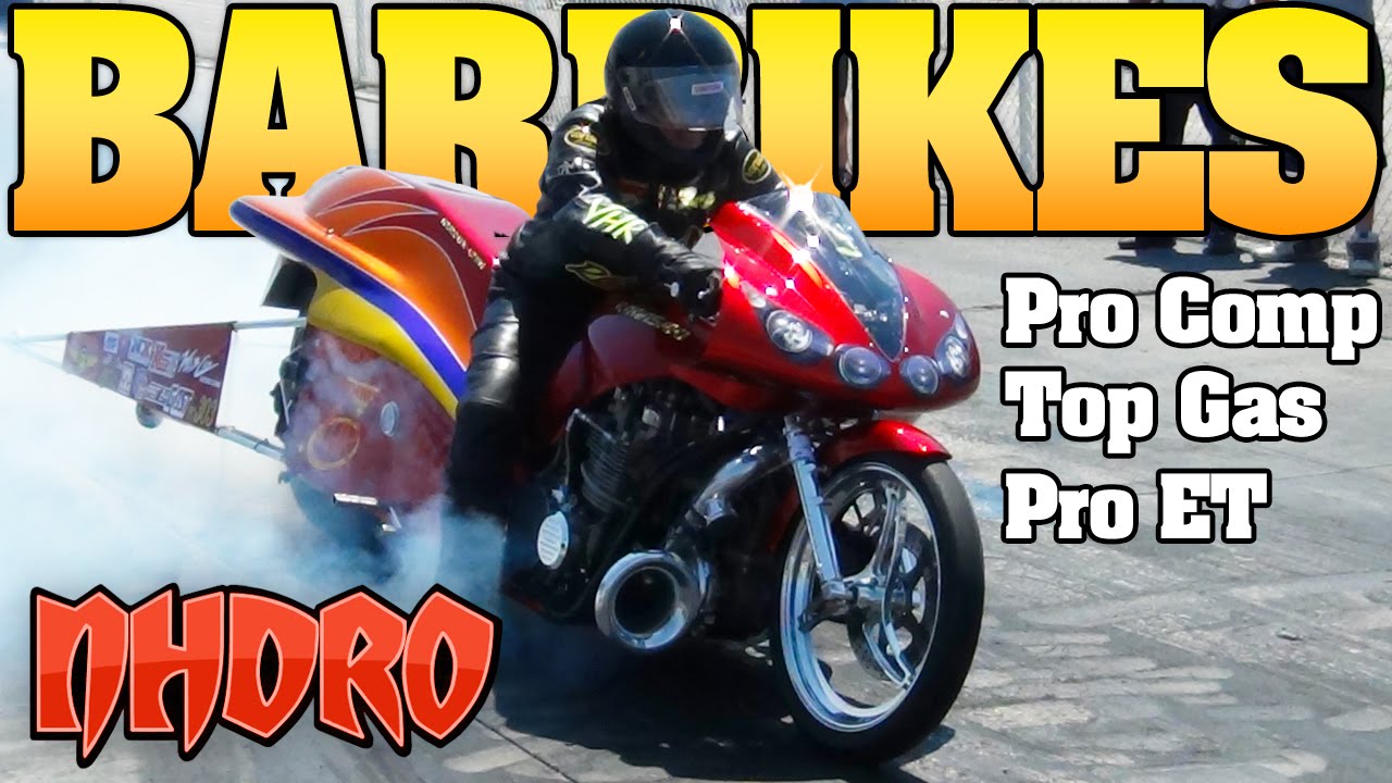 NHDRO 4: Turbo Dragbikes, Bar Bikes motorcycle drag racing videos Indy 2012
