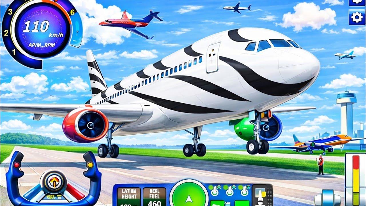 Flight Airplane City Pilot Simulator - Plane Boeing Emergency Landing - Android Game play