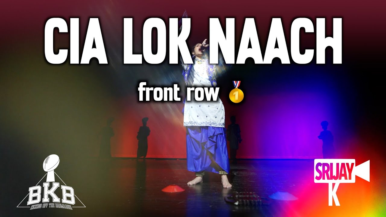 [1st Place] CIA Lok Naach | Blacksburg Ki Badmaashi 2025 [Front Row]