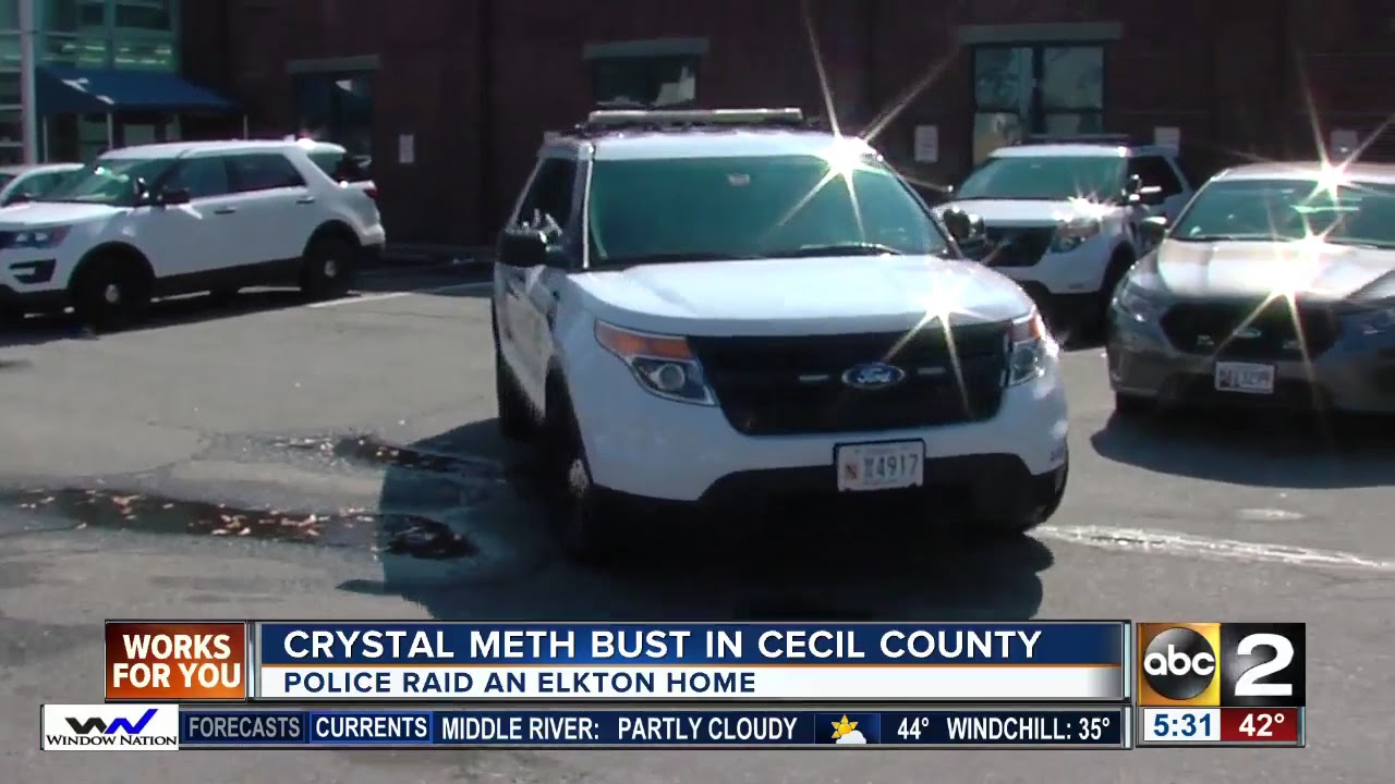Crystal meth bust in Cecil County