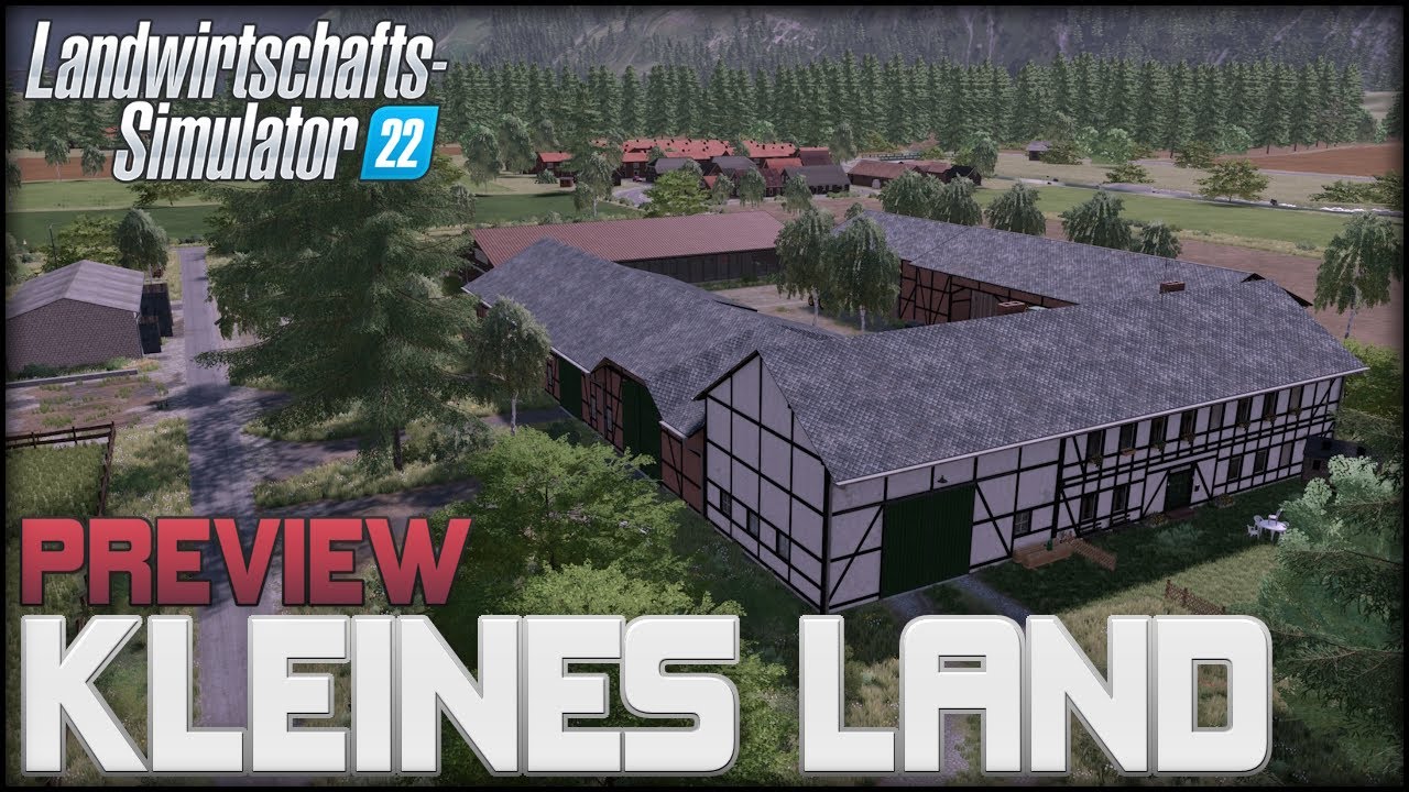 LS22 KLEINES LAND by Ka77e / AgrarLUKE PREVIEW - Map für PC und Konsole