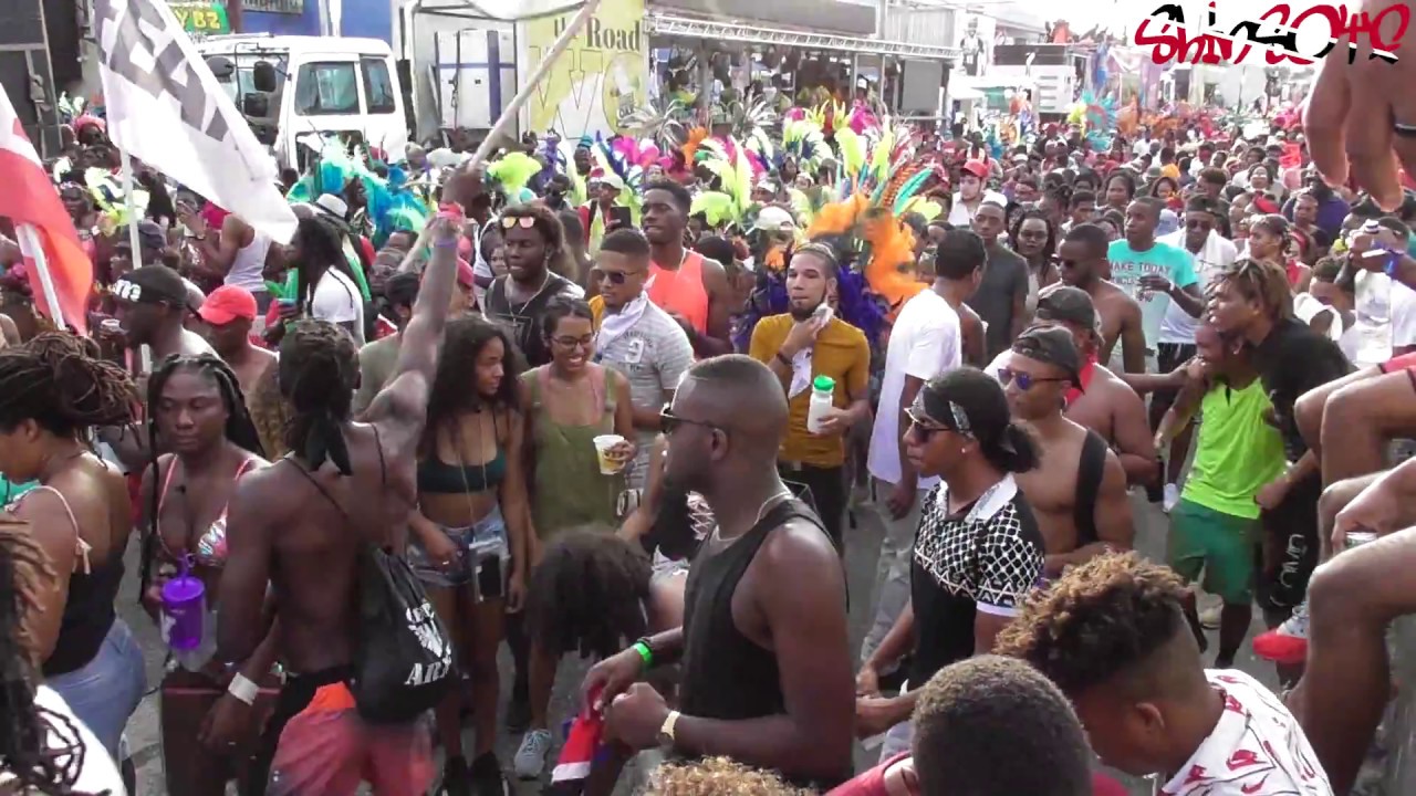 Trinidad Carnival Tuesday 2018 - Clip 4 (YUMA Mas Band on Ariapita Avenue)