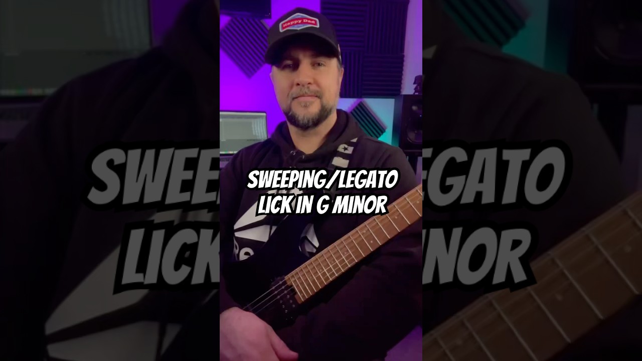 Try This Sweeping Legato Lick to beef up your solos! #guitar #guitarlessons #guitarlicks