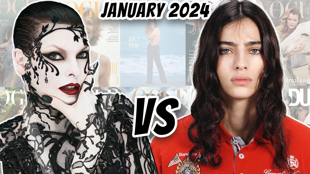 Linda Evangelista vs. Loli Bahia: Fashion Cover BATTLES January 2024