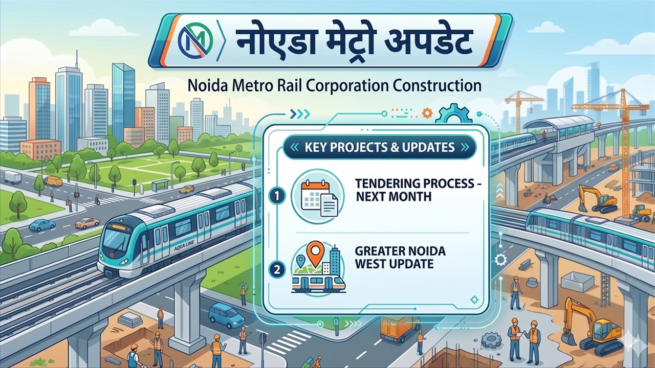 Noida Metro Update🔥3 New Metro Corridors construction update🔥Greater Noida West Metro🔥NMRC🔥Noida