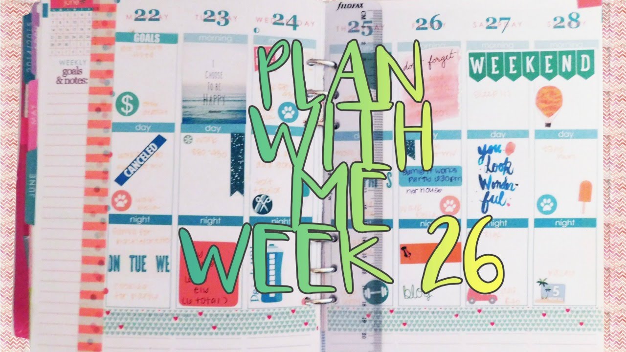 Plan With Me: Week 26