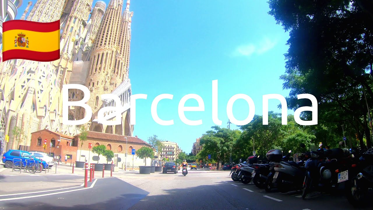 🇪🇸 Barcelona, Spain, 2020 midday drive