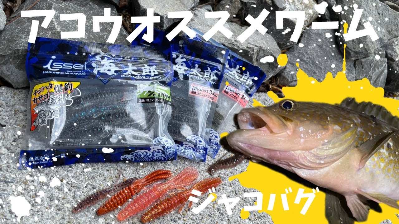 甲殻類最強ワームジャコバグ！！オススメのカラー、使い方を紹介！！