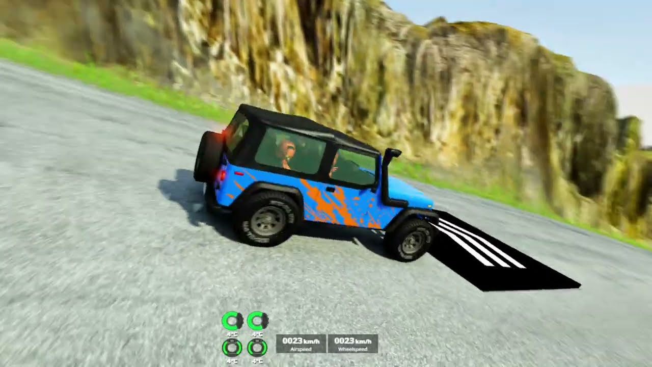 Speed boost 1000kmh which car can survive #6 - BeamNG.Drive