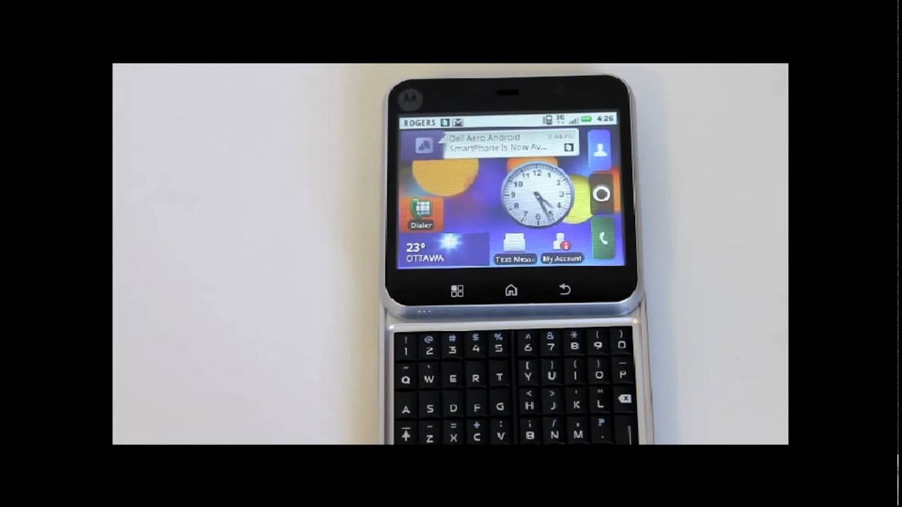 Rogers Motorola Flipout Android Smart PhoneReview