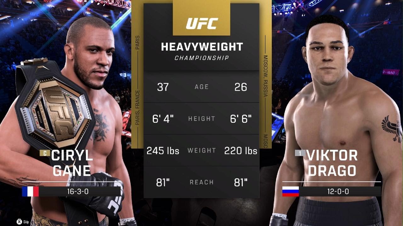 UCF 5 Gameplay (PS5) Heavyweight championship (MC)