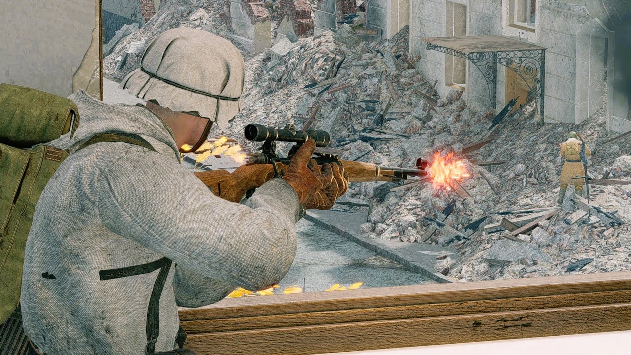 Wehrmacht vs Red Army - Univermag South - Battle of Stalingrad #enlistedgame