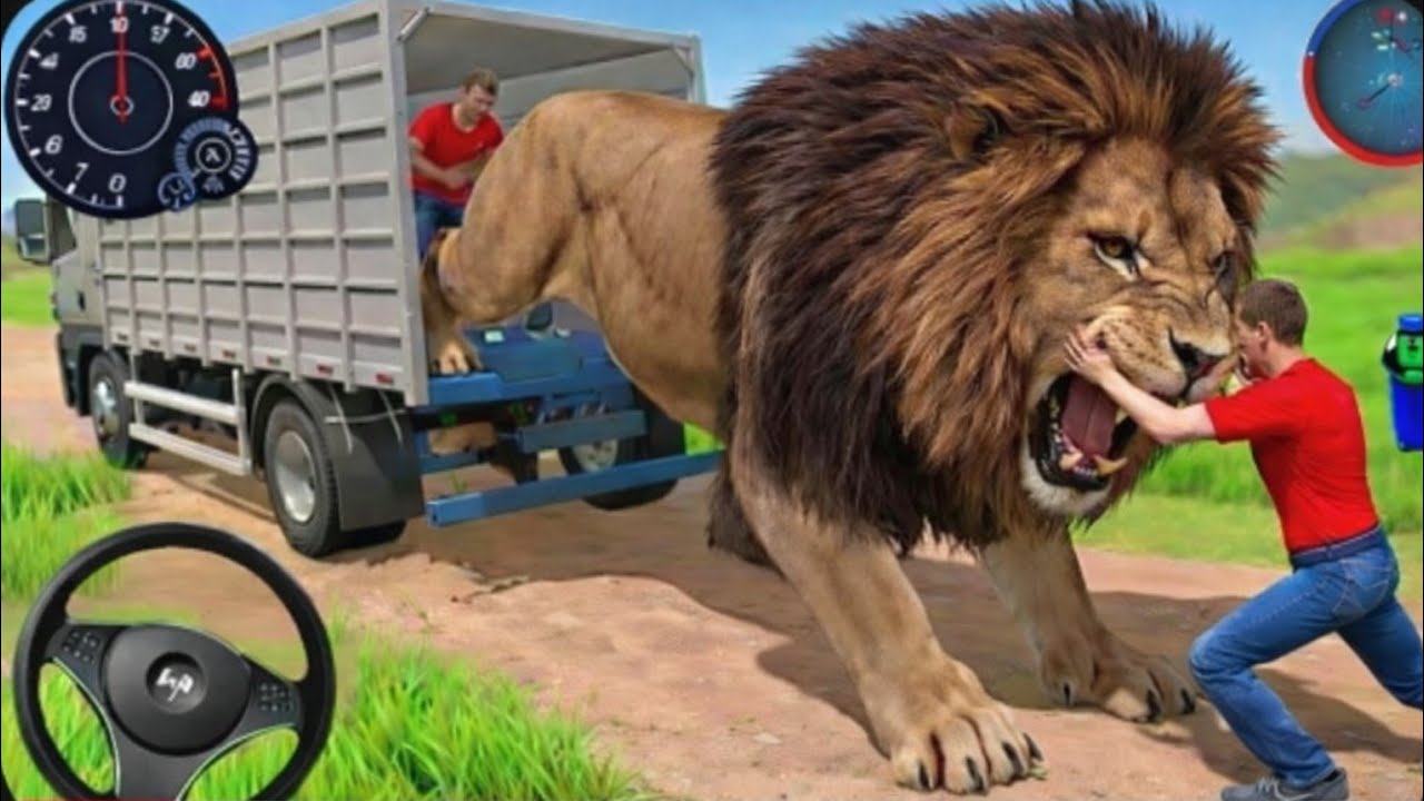 Animal Cargo Truck Driving Game 3D || New Game 