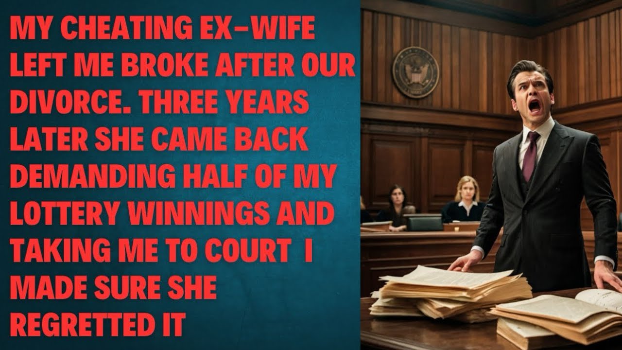 My cheating ex-wife left me broke after our divorce. Three years later, she came back, demanding 🤬