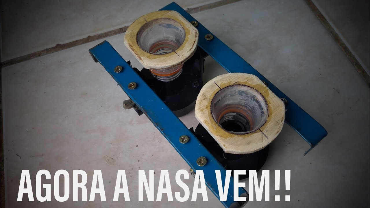 COMPREI DOIS TI E FIZ A BASE DE CORNETAS PARA O MINI PAREDÃO